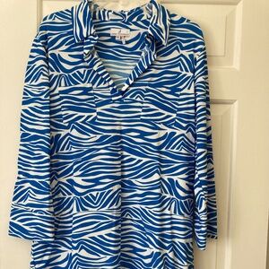 Jude Connally Blue Kate Dress Sz. XL